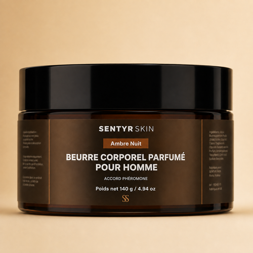 Ambre Nuit — packaging Sentyr Skin 140 g